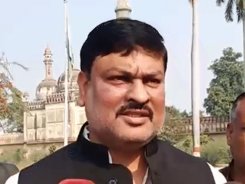SP leader, former minister Pawan Pandey angry at Swami Prasad.Ayodhya ...
