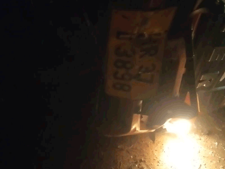 AmbalaHisar 152D highway Accident of tractortrolley and canter