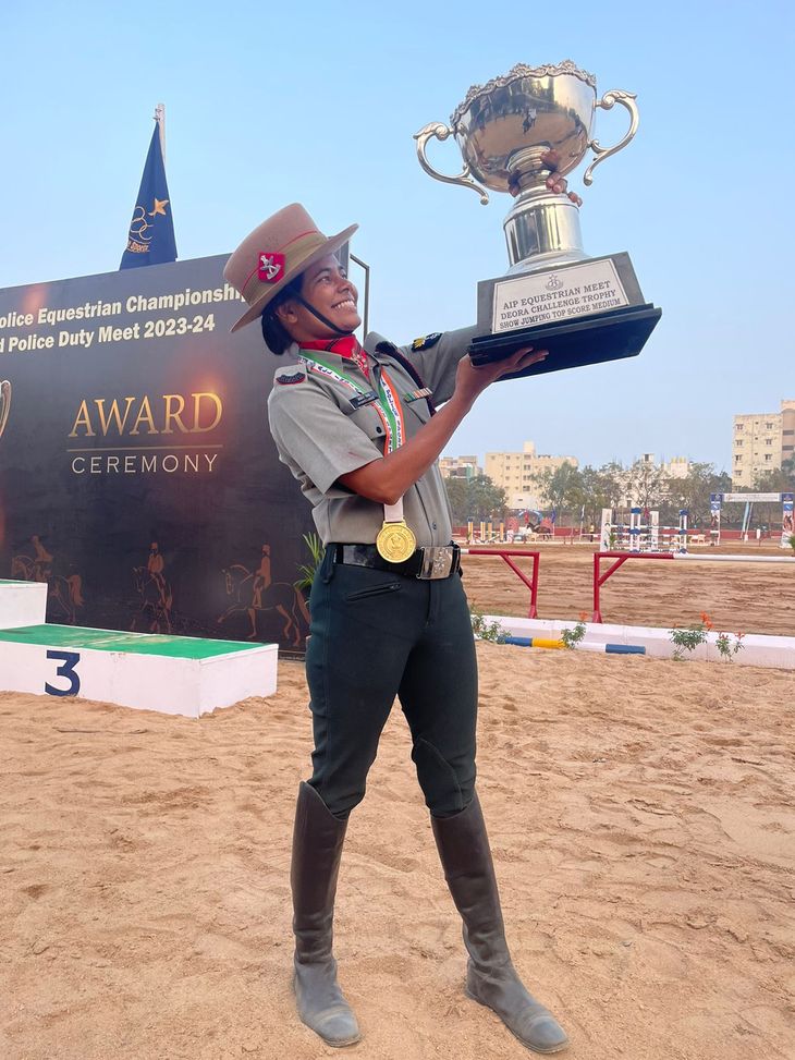 Avanti Lodhi became the best female rider by scoring the highest score ...
