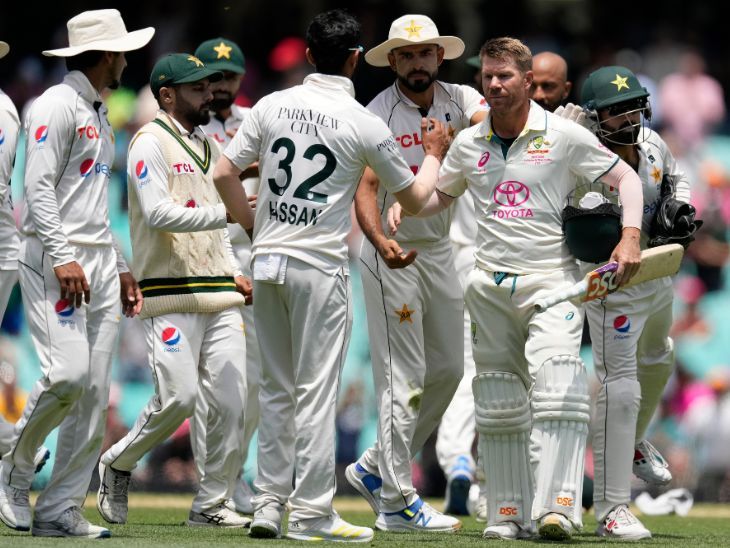 ऑस्ट्रेलिया ने तीसरा टेस्ट 8 विकेट से जीता: पाकिस्तान ने 3-0 से जीती सीरीज;  वॉर्नर का करियर की आखिरी पारी में अर्धशतक