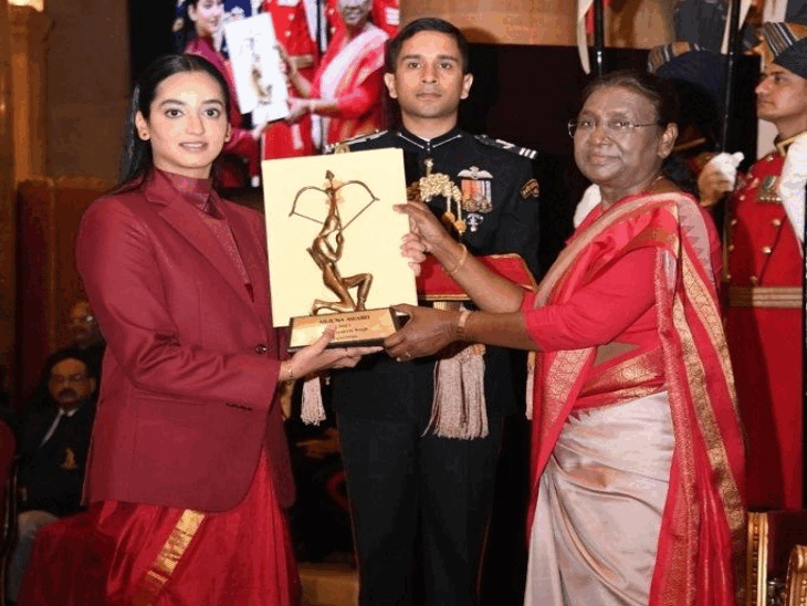 Arjuna Award to Divyakriti who won gold in horse riding घुड़सवारी में