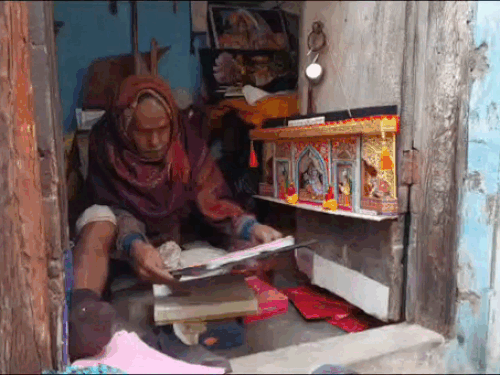 Disabled Ram devotee of Kashi built Ramdarbar for PM | काशी के दिव्यांग ...