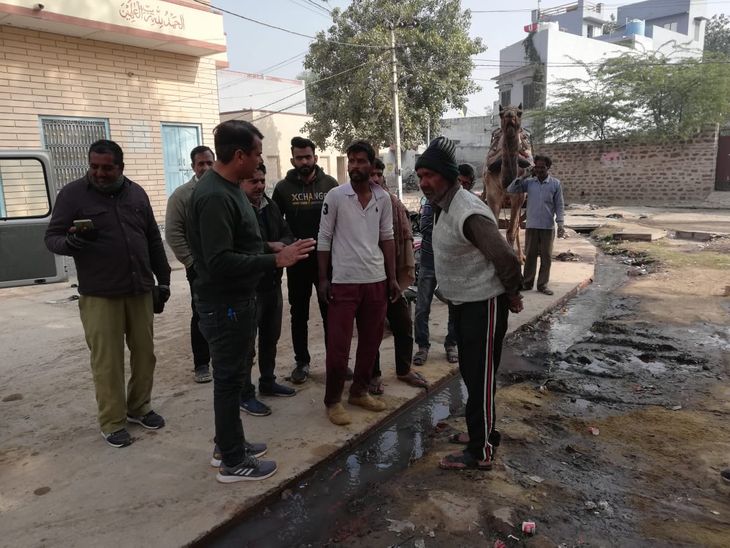Inspection of cleanliness system in Ladnun: