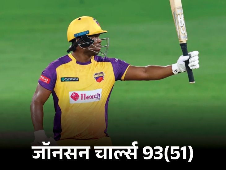 ILT20..चार्ल्स के अर्धशतक की बदौलत शारजाह वॉरियर्स की जीत – दुबई कैपिटल्स को 5 विकेट से हराया, सैम्स ने लिए 3 विकेट