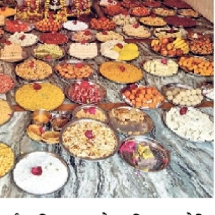 Chhappanbhog held in Shiv Balaji and Rokadiya Ganesh temple | शिव ...