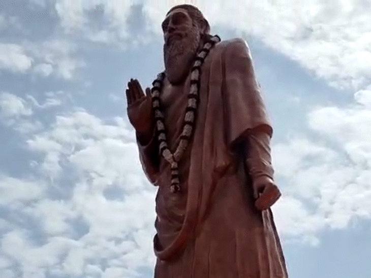 25 feet high statue of Saint Ravidas built in Indore | PM ने जिस ...