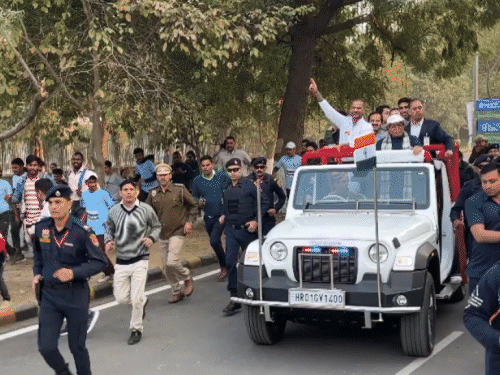 हर साल फरवरी में गुरुग्राम में होगी मैराथन: सीएम मनोहर ने की घोषणा;  जीरो हंगर मैराथन की दौड़ शुरू, क्रिकेटर धवन भी पहुंचे – हरियाणा न्यूज़