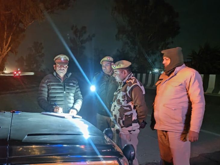 Baghpat Police launched checking operation late night