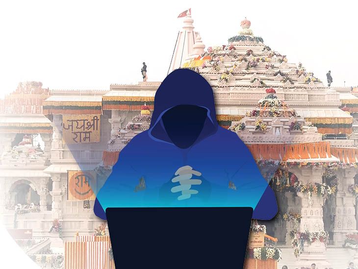 Pakistan China vs Ayodhya Ram Mandir; Website Hacked Attempt Update | पाक-चीन से राम मंदिर वेबसाइट हैक की कोशिशें हुई थी: दावा- प्राण प्रतिष्ठा से पहले भारतीय एजेंसी ने 1244 IP एड्रेस ब्लॉक किए