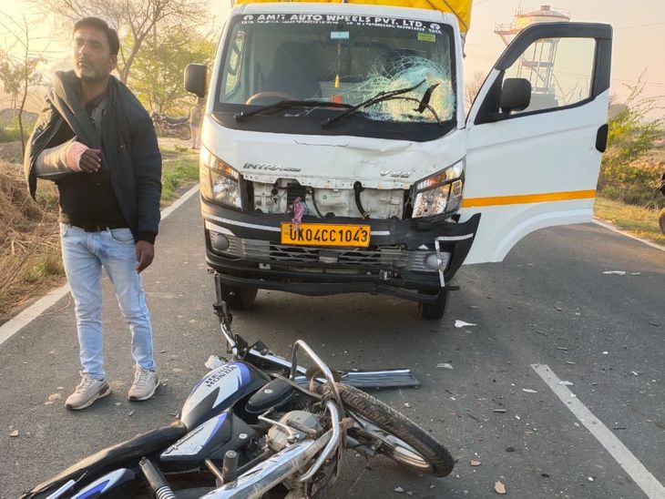 Bike riding youth dies in road accident | बाइक सवार युवक की सड़क हादसे ...