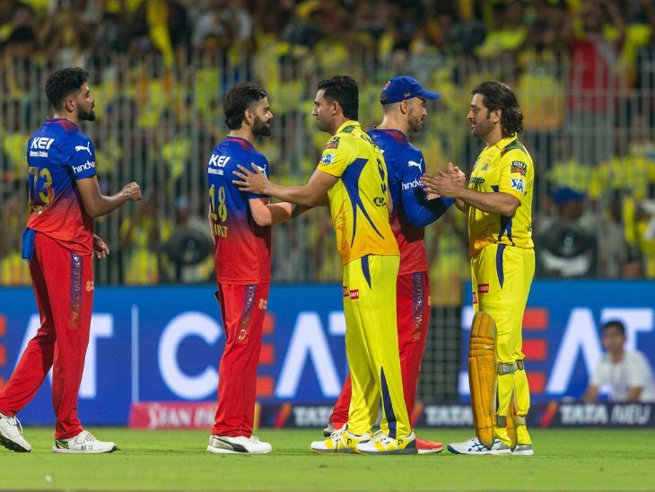 सीएसके ने आईपीएल-17 का पहला मैच 6 विकेट से जीता:कोहली-ग्रीन की धीमी बैटिंग से हारी आरसीबी, मुस्तफिजुर ने लिए शुरुआती 3 विकेट;  रचिन की विस्फोटक शुरुआत