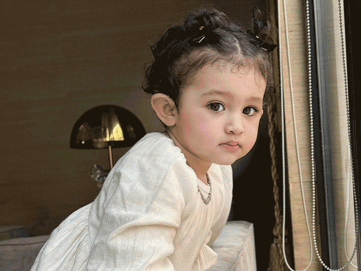 Halima appears like Ranbir Kapoor’s daughter Raha | रणबीर कपूर की बेटी राहा जैसी दिखती हैं हलीमा: आतिफ असलम ने एक साल पूरा होने पर बेटी की तस्वीर साझा की, फोटो हुई वायरल