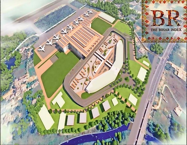 The construction of the new terminal building of the airport was to ...