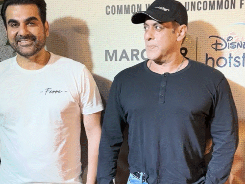 Salman Khan seen with brother Arbaaz | सलमान खान भाई अरबाज के साथ दिखे: विजय गर्लफ्रेंड तमन्ना संग रेस्टोरेंट से बाहर निकलते स्पॉट हुए, वरुण वाइफ के साथ एयरपोर्ट पर नजर आए