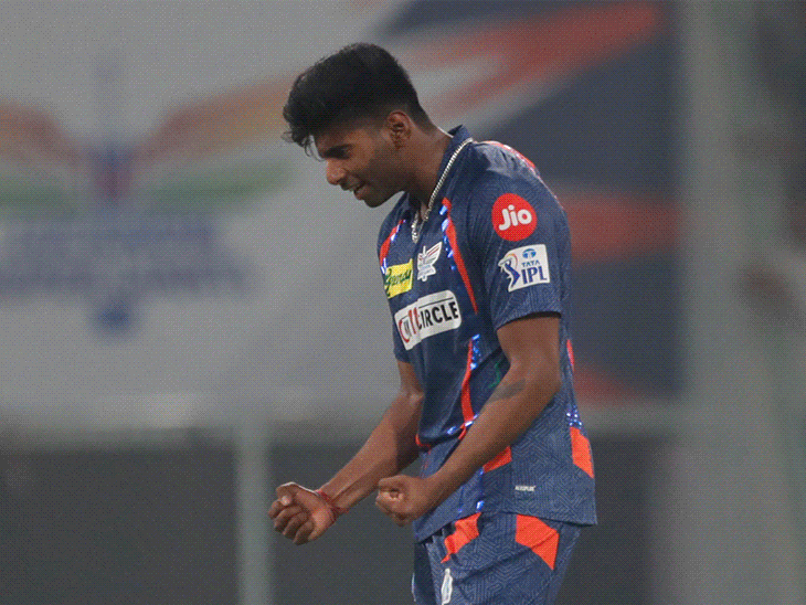 इम्पैक्ट प्लेयर के तौर पर खेलने उतरे राहुल: हर्षल ने कैच छोड़ा, मयंक यादव ने 150 किमी प्रति घंटे से ज्यादा की स्पीड से 10 गेंदें फेंकीं;  सर्वश्रेष्ठ क्षण