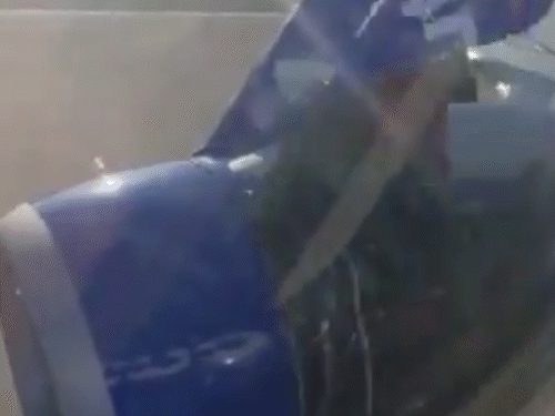 Boeing 737-800 | flight loses engine cover, FAA investigating | टेकऑफ के दौरान प्लेन का इंजन कवर निकला-VIDEO: अमेरिका के डेनवर एयरपोर्ट की घटना; एविएशन एजेंसी जांच करेगी