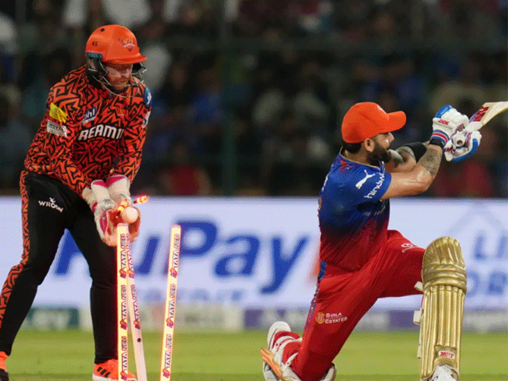 दिनेश कार्तिक ने 108 मीटर की दूरी पर छक्का लगाया: डुप्लेसिस की वजह से विल जैक्स आउट हुए, मार्कंडेय ने कोहली को बोल्ड किया;  क्षणों