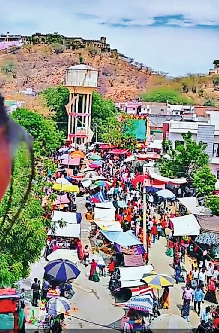 A huge fair of Chamunda Mataji on the hill of Rani village | रानी गांव ...
