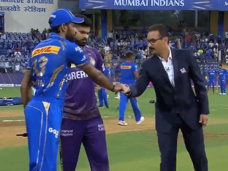 IPL 2024 MI vs KKR Coin Toss Controversy | Hardik Pandya
