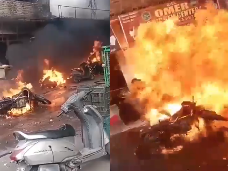 हैदराबाद में बुलेट में ब्लास्ट: आग बुझाने की कोशिश में 1 व्यक्ति की मौत, 9 लोग घायल