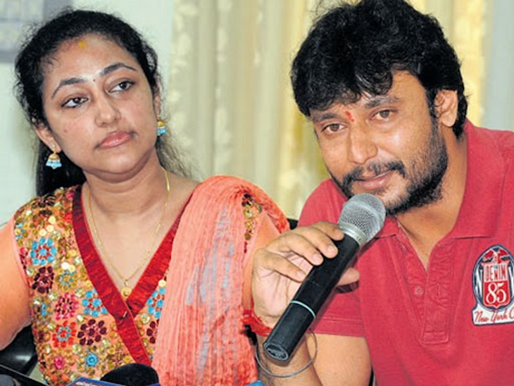 Kannada actor darshan thoogudeepa and spouse accused of homicide, arrested | कन्नड़ स्टार पर लगा हत्या का आरोप: दर्शन थूगुदीपा और पत्नी की मैसूर के फार्महाउस से हुई गिरफ्तारी, सोशल मीडिया पोस्ट से शुरू हुआ था विवाद