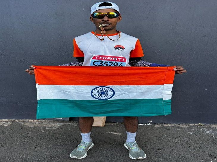 udaipur's Rahul Ranka, who ran in the Ultra Comrades Marathon held in ...