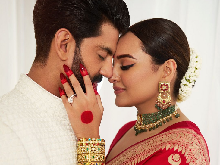 Sonakshi Sinha’s emotional notice after marriage | शादी के बाद सोनाक्षी सिन्हा का भावुक नोट: लिखा- प्यार में डूबे 2 लोग जो चाहते थे, उसे देने के लिए पूरा ब्रह्माण साथ आ गया