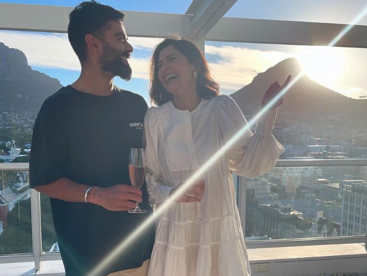 Virat Kohli celebrated the victory with Anushka sharma, credit her for fulfillment | विराट कोहली ने अनुष्का के साथ मनाया जीत का जश्न: कहा, ‘ये जीत जितनी मेरी है, उतनी ही तुम्हारी भी है, तुम्हारे बिना ये संभव नहीं था’