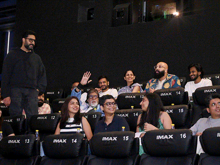 Amitabh Bachchan Weblog, Watched Kalki 2989 AD with Abhishek Bachchan | सालों बाद थिएटर में फिल्म देखने पहुंचे अमिताभ: बेटे अभिषेक और दोस्तों के साथ देखी ‘कल्कि’, ब्लॉग पर शेयर किया एक्सपीरियंस