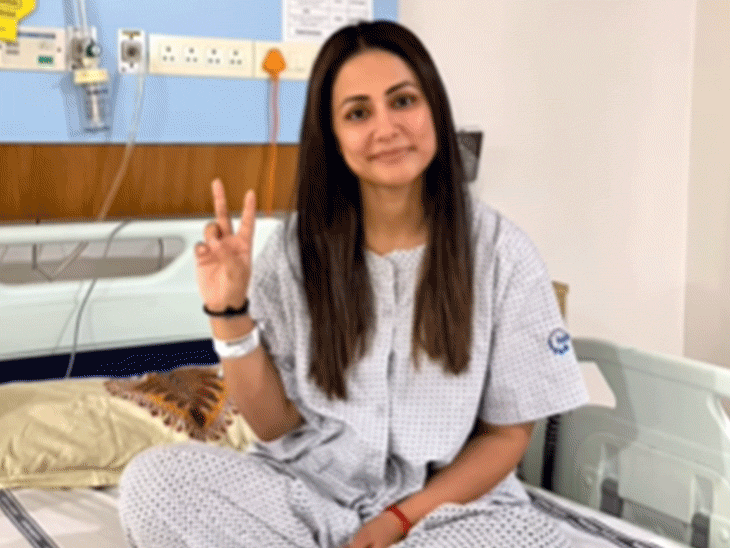 Hina Khan shared how she attended an awards night time in Mumbai a day earlier than receiving her first chemotherapy | कैंसर से जूझ रहीं हिना खान ने शेयर किया वीडियो: बोलीं, ‘पहली कीमोथेरेपी से पहले अटेंड किया था अवॉर्ड फंक्शन, उस दिन जिंदगी में सबकुछ बदल गया’