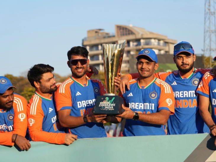 भारत ने 4-1 से जीती टी20 सीरीज: आखिरी मैच में जिम्बाब्वे को हराया;  ऑलराउंडर शिवम, मैन ऑफ द मैच, सुंदर प्लेयर ऑफ द सीरीज रहे