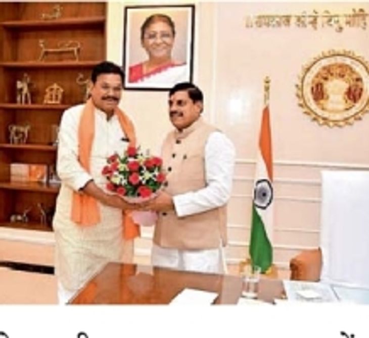 District Panchayat President Rajput met Chief Minister, discussed ...