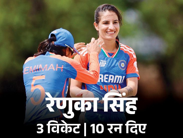 भारत 9वीं बार महिला एशिया कप के फाइनल में: गेंदबाजों ने बांग्लादेश को 80 रन पर रोका, भारतीय ओपनर्स ने 11 ओवर में जीत हासिल की।