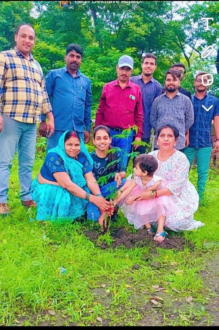 Pledge of safety was taken by planting saplings in the railway office ...