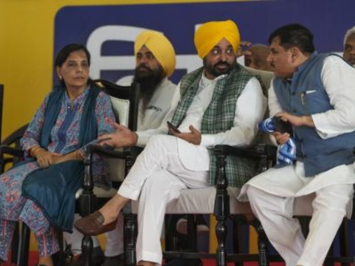 Haryana AAP Election 2024 Rally vs Congress; Sunita Kejriwal | Bhagwant ...