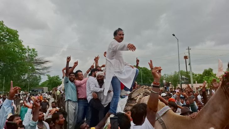 Villagers protested against eviction from Johar land by taking out a ...