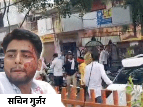 MP Congress Jan Aakrosh Rally Firing Photos Update; Jitu Patwari | Datia News | रैली में कांग्रेस के दो गुट भिड़े, फायरिंग: दतिया में पुलिस ने रायफल के साथ एक शख्स को पकड़ा – datia News