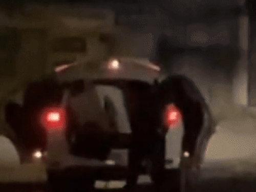 जयपुर में फॉरच्यूनर से ATM लूटा, VIDEO: कार से रस्सी के सहारे बांध कर तोड़ा, 5 मिनट में वारदात को अंजाम दिया - Jaipur News