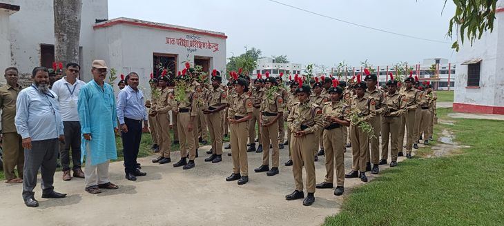 One cadet-one tree campaign organized in RK College, emphasis on ...