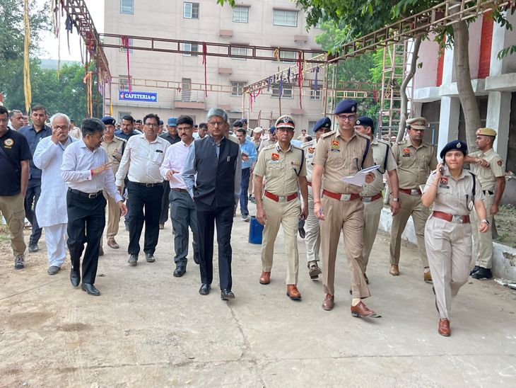 Faridabad CID chief inspected security arrangements President's arrival ...