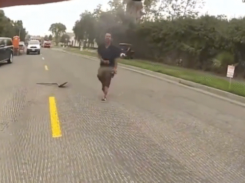 The person kept singing during the encounter in America | अमेरिका में गोली लगने पर गाना गाने लगा अपराधी: पुलिस से बोला- मुझे मार दो, माता-पिता की हत्या करके फरार हो गया था