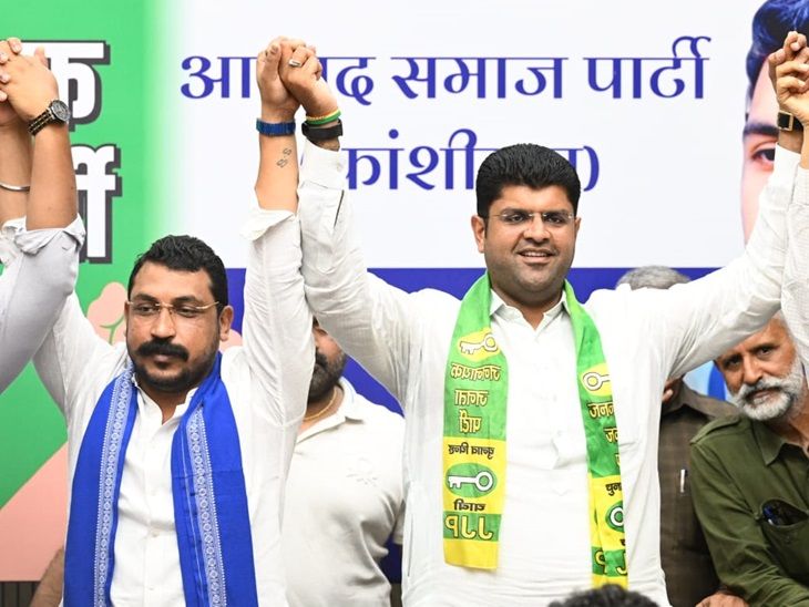 Haryana Election 2024 JJP ASP Alliance; Dushyant Chautala ...