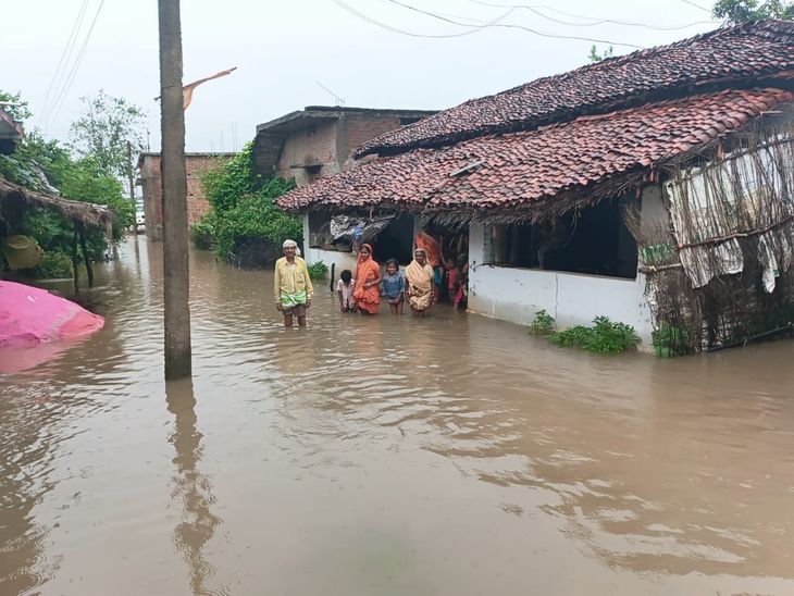 The drainage system was exposed. Food items were damaged due to water ...