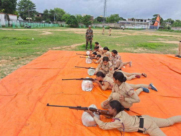 Cadets received training in drill, firing, map reading, field craft ...