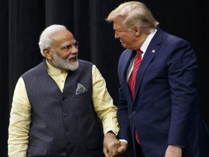 Modi reached America 2 months before the elections | ट्रम्प या कमला, भारत के लिए कौन बेहतर: मोदी ने अमेरिकी संसद में की थी कमला की तारीफ, ट्रम्प को कहा- गुड फ्रेंड; अब किसके साथ