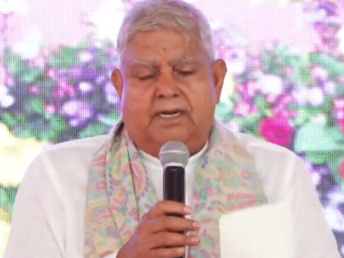 Jagdeep Dhankhar; Narendra Modi | धनखड़ बोले- देश राम राज्य की तरफ बढ़ रहा: नरेंद्र नाम ने सब कुछ संभव किया; भारत दुनिया का मुख्य केंद्र बना