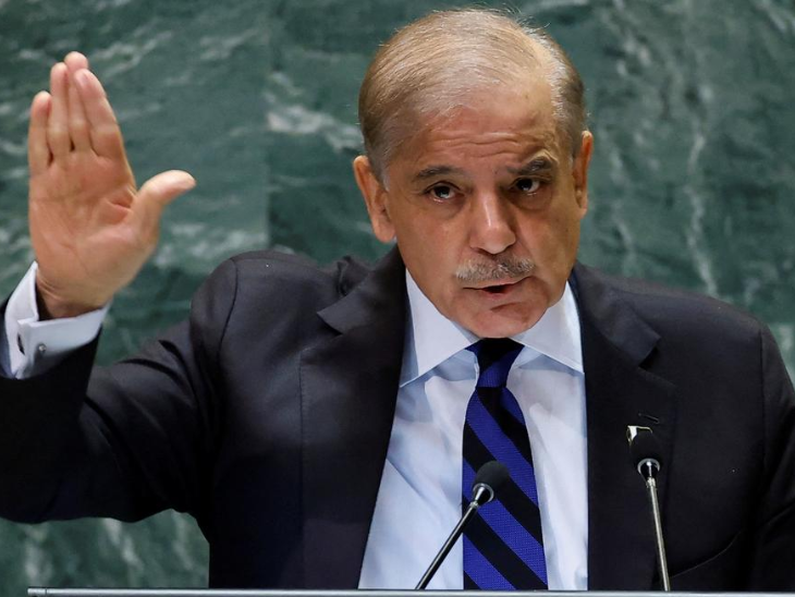 Pakistani PM Pakistan PM Shehbaz Sharif; United Nations General Assembly, Jammu and Kashmir, Palestine | पाकिस्तानी पीएम ने फिलिस्तीन की जम्मू-कश्मीर से तुलना की: कहा- यहां के लोगों ने स्वतंत्रता के लिए एक सदी संघर्ष किया