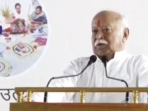 RSS Chief Mohan Bhagwat Baran Speech Update | Krishi Upaj Mandi Samiti |  भागवत बोले- हिंदुओं को एकजुट रहना होगा: कहा- भारत हिंदू राष्ट्र, मतभेद को  भुलाना होगा; मोदी-योगी भी ...