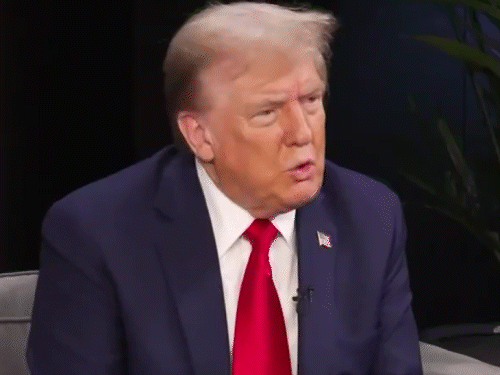 Trump praised Modi for the second time before the elections | ट्रम्प ने चुनाव से पहले फिर मोदी की तारीफ की: बोले- मोदी टोटल किलर, बाहर से पिता जैसे दिखते हैं; मिमिक्री भी की
