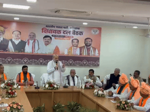 Haryana Nayab Saini Chief Minister Update; Amit Shah | कांग्रेस का माहौल, फिर भी हरियाणा में BJP कैसे जीती: अमित शाह ने 3 कारण गिनाए, बोले- 57 साल में कोई सरकार तीसरी बार आई – Panchkula News